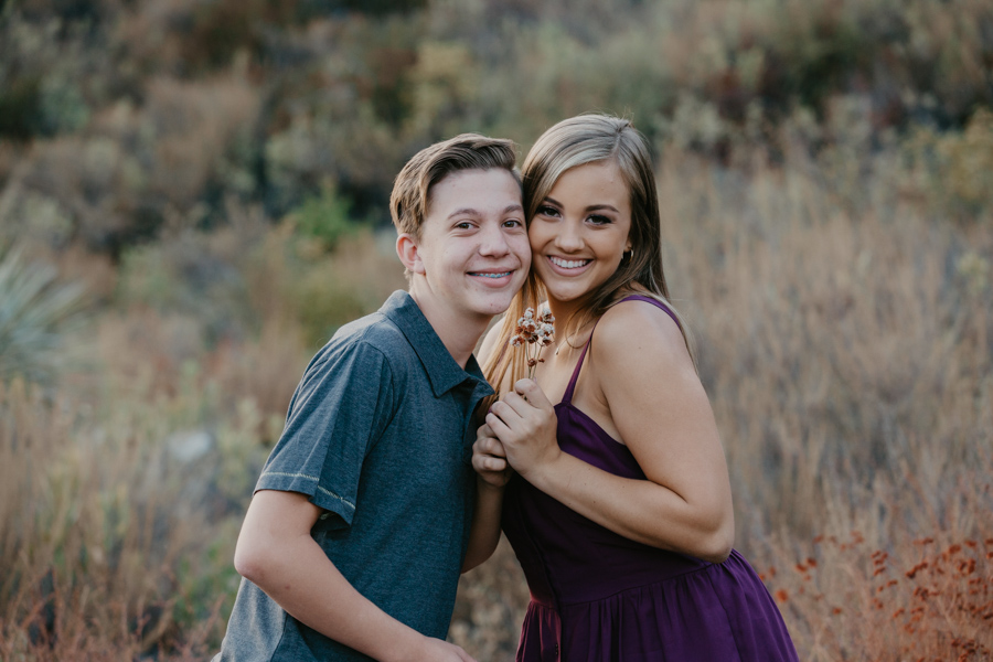 brother and sister, senior session