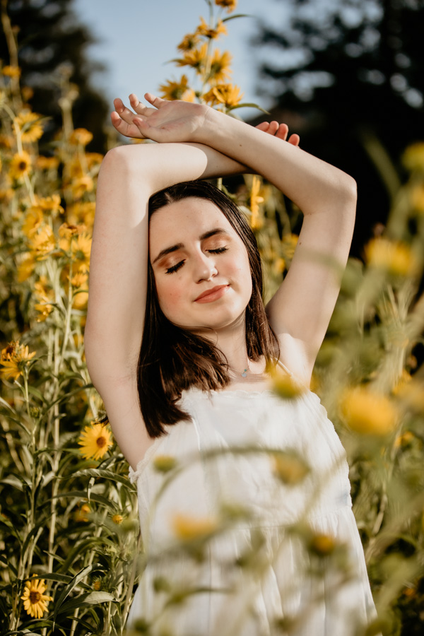 senior portraits, teen girl